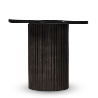 Four Hands - Marlow - Ruben End Table-Smoked Black Cast Glass - 237785-001 veiw 7