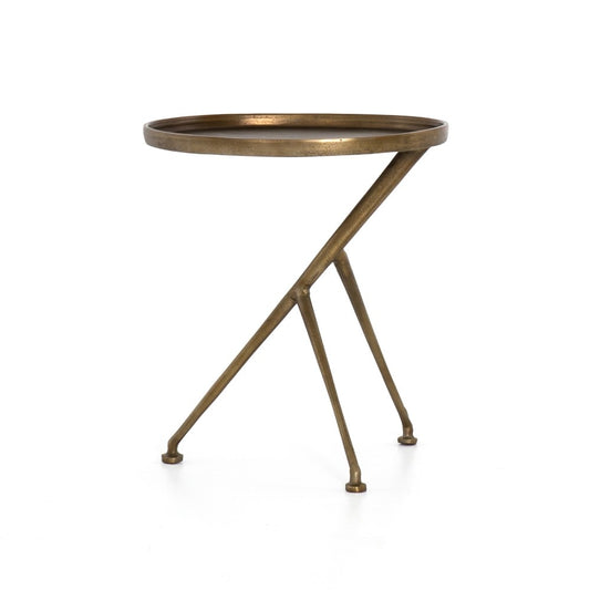 Four Hands - Schmidt Accent Table - Raw Antique Brass - IMAR-112-RBS veiw 1
