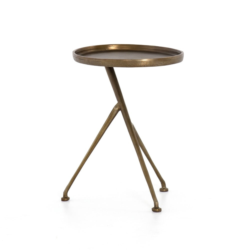 Four Hands - Schmidt Accent Table - Raw Antique Brass - IMAR-112-RBS veiw 6