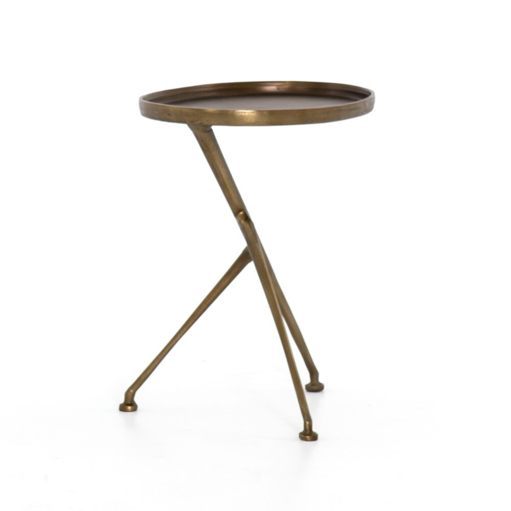 Four Hands - Schmidt Accent Table - Raw Antique Brass - IMAR-112-RBS veiw 7
