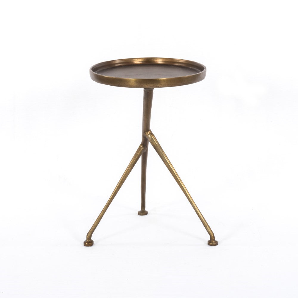Four Hands - Schmidt Accent Table - Raw Antique Brass - IMAR-112-RBS veiw 8