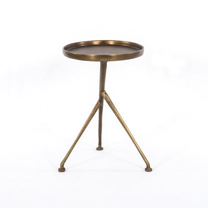Four Hands - Schmidt Accent Table - Raw Antique Brass - IMAR-112-RBS veiw 8