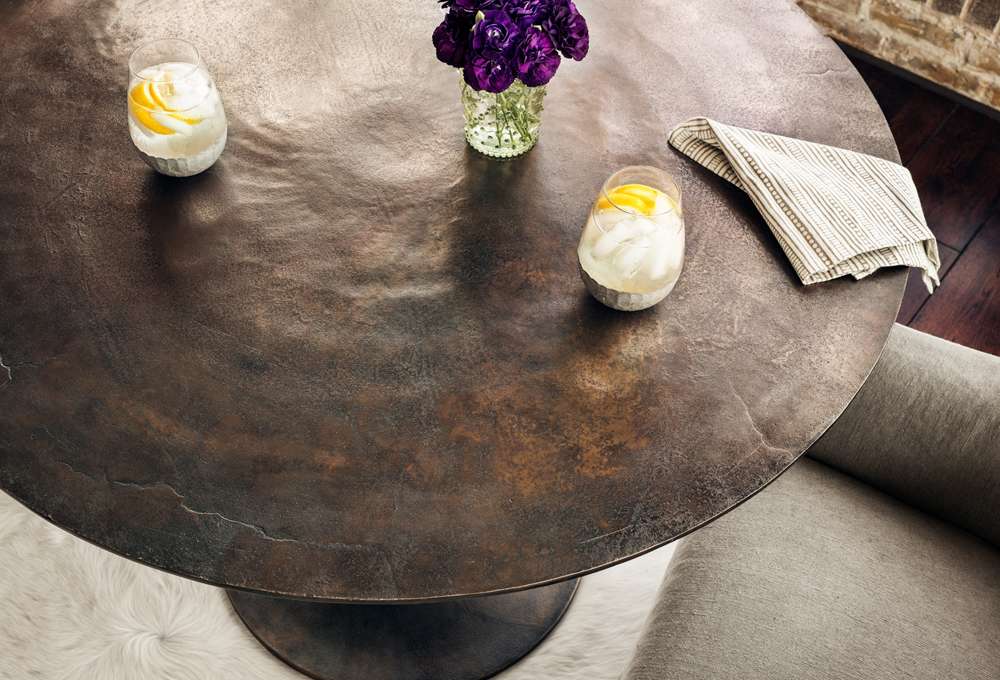Four Hands - Marlow - Simone Bistro Table-Antique Rust - 106601-005 veiw 6