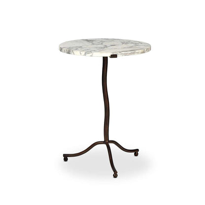 Four Hands - Marlow - Sophie End Table - Veined White Marble - 239557-001 veiw 10