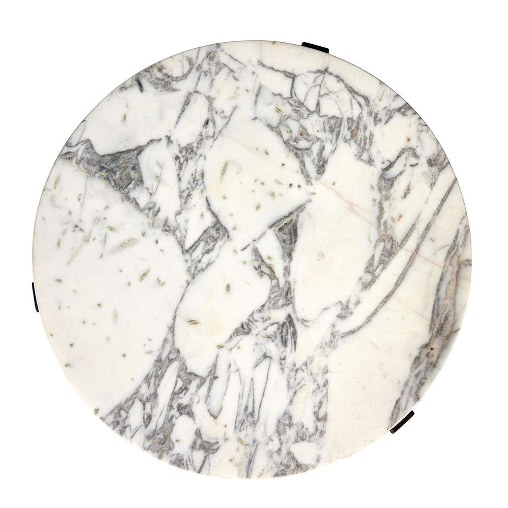 Four Hands - Marlow - Sophie End Table - Veined White Marble - 239557-001 veiw 11
