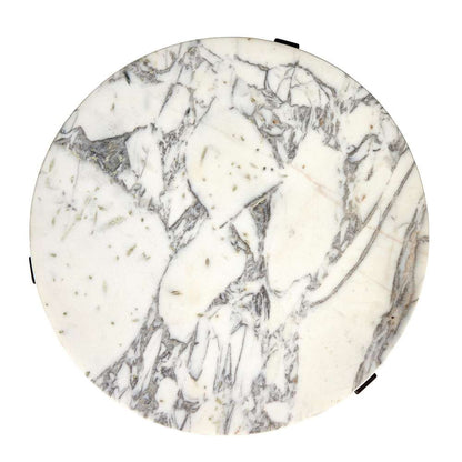 Four Hands - Marlow - Sophie End Table - Veined White Marble - 239557-001 veiw 11
