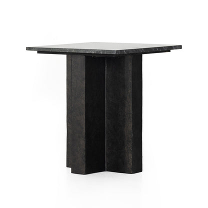 Four Hands - Marlow - Terrell End Table - Black Marble - 226638-002_CLOSEOUT view 1