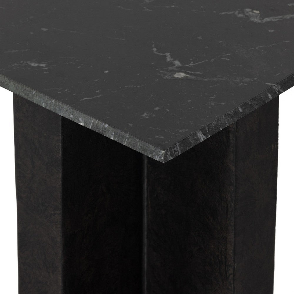 Four Hands - Marlow - Terrell End Table - Black Marble - 226638-002_CLOSEOUT view 5