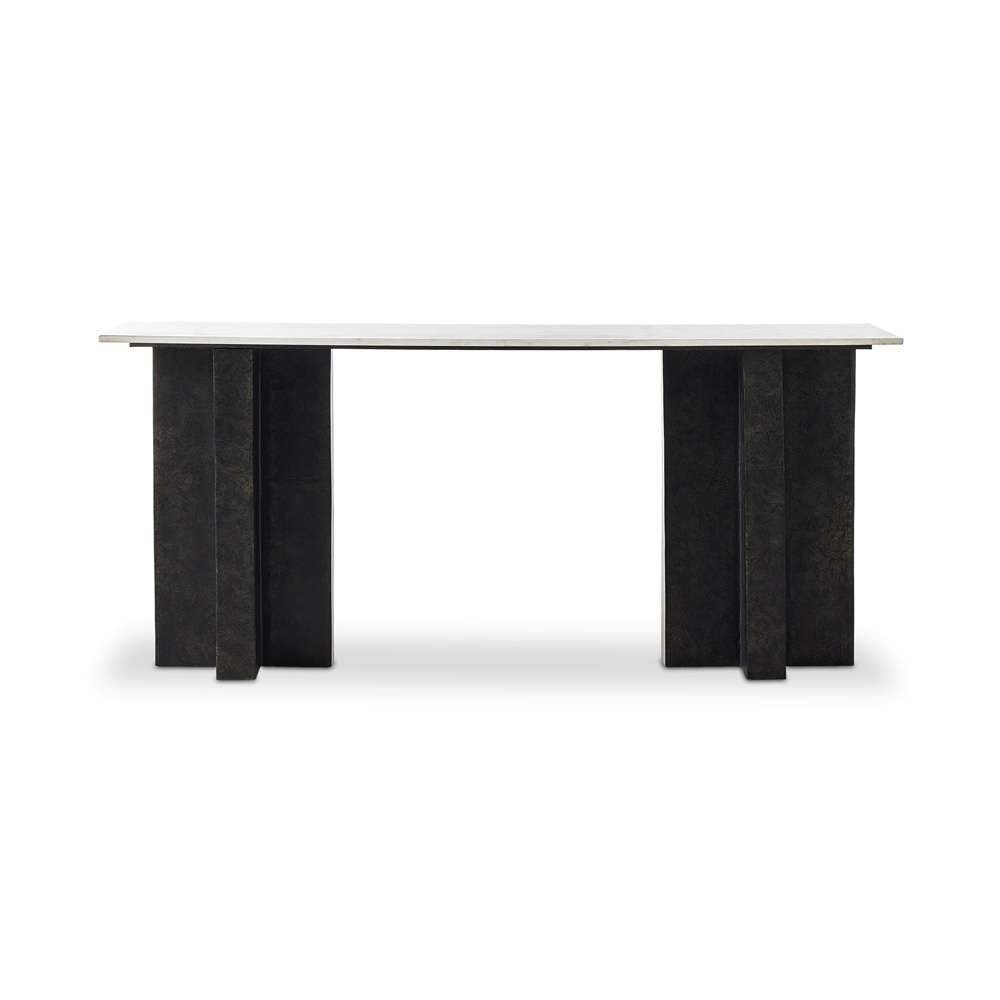 Four Hands - Marlow - Terrell Large Console Table - Polished White  - 239404-001 veiw 1