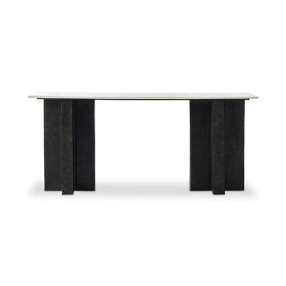 Four Hands - Marlow - Terrell Large Console Table - Polished White  - 239404-001 veiw 1