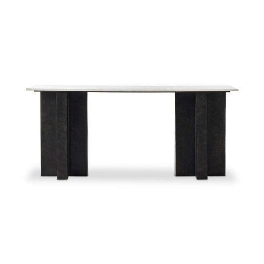 Four Hands - Marlow - Terrell Large Console Table - Polished White  - 239404-001 veiw 1