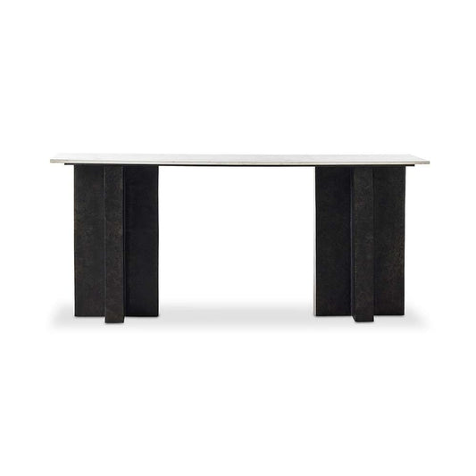 Four Hands - Marlow - Terrell Large Console Table - Polished White  - 239404-001 veiw 2