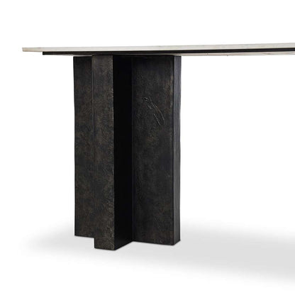Four Hands - Marlow - Terrell Large Console Table - Polished White  - 239404-001 veiw 6