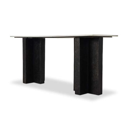 Four Hands - Marlow - Terrell Large Console Table - Polished White  - 239404-001 veiw 7