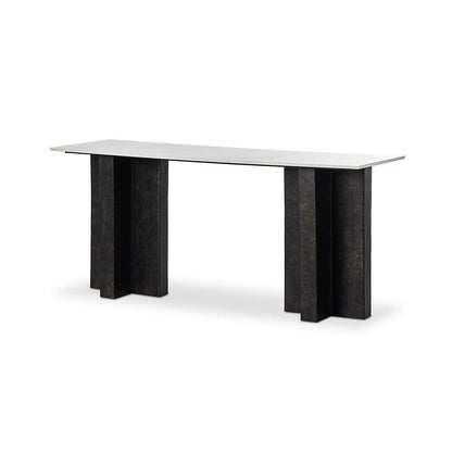Four Hands - Marlow - Terrell Large Console Table - Polished White  - 239404-001 veiw 11