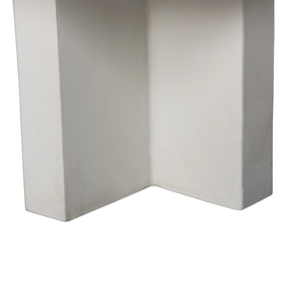 Four Hands - Marlow - Terrell Outdoor Coffee Table - Matte White Cast Aluminum - 234216-004_CLOSEOUT view 6