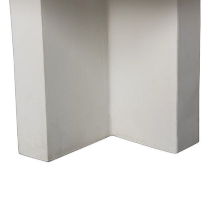 Four Hands - Marlow - Terrell Outdoor Coffee Table - Matte White Cast Aluminum - 234216-004_CLOSEOUT view 6