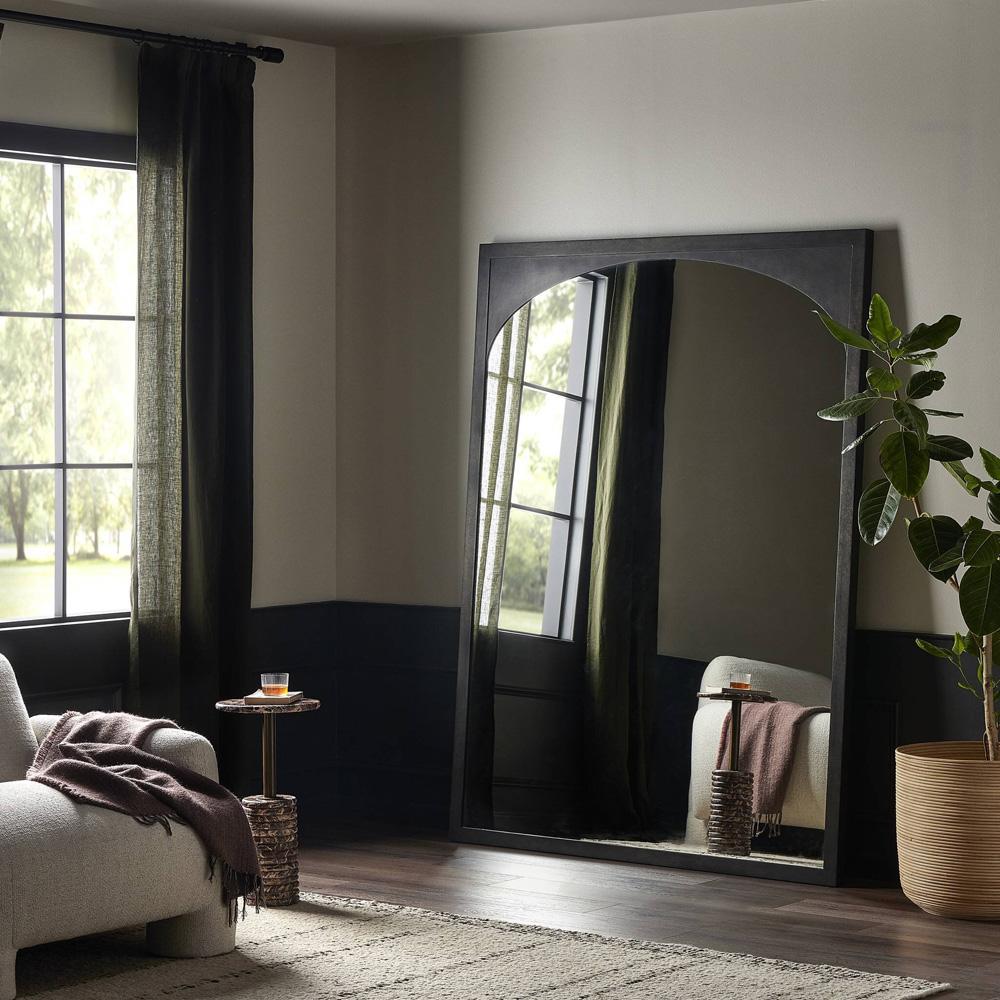 Four Hands - Marlow - Troyes Floor Mirror - Burnished Charcoal - 238048-001 veiw 7