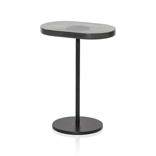 Four Hands - Marlow - Vinia End Table-Light Blue Cast Glass - 237788-001 veiw 1