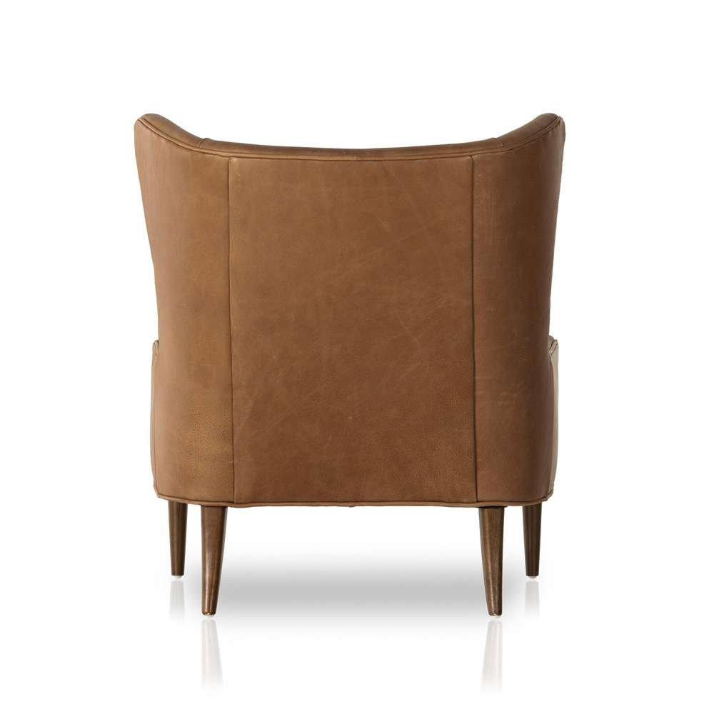 Four Hands - Marlow Wing Chair - Palermo Cognac - 106148-012 veiw 3