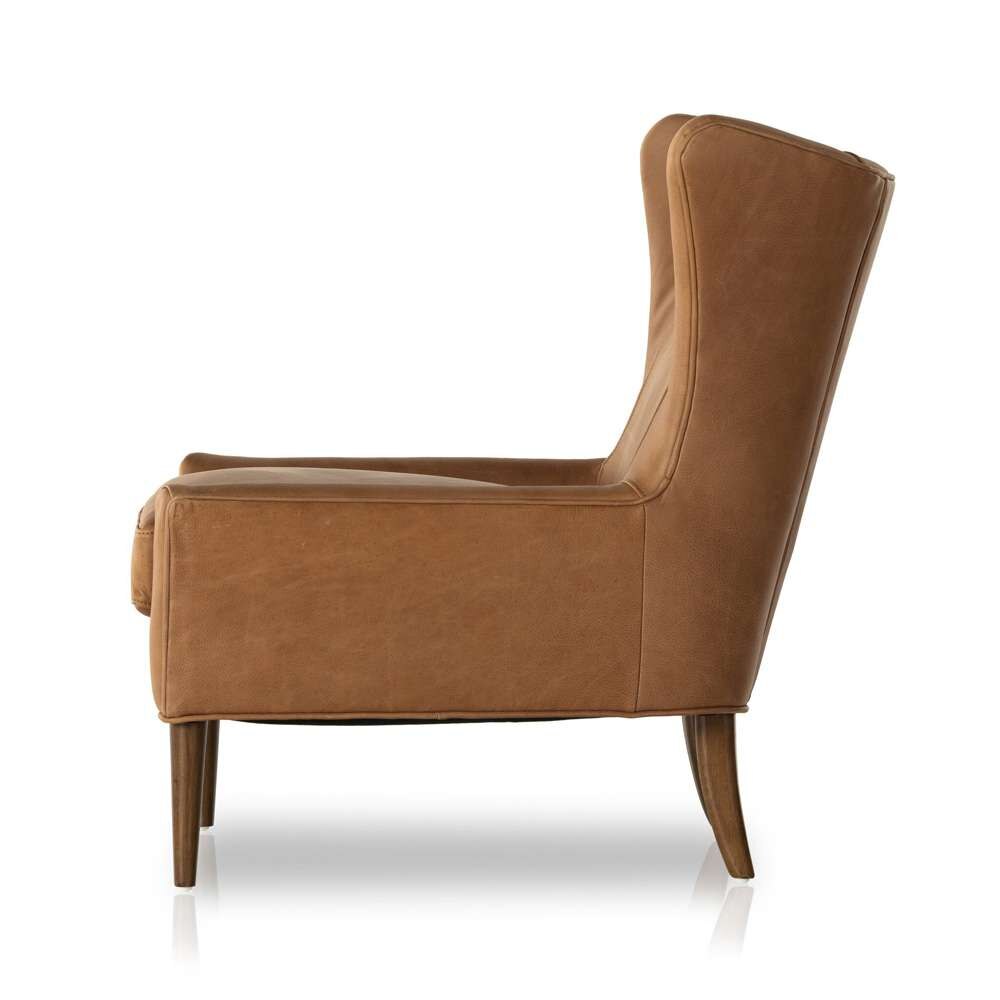 Four Hands - Marlow Wing Chair - Palermo Cognac - 106148-012 veiw 6