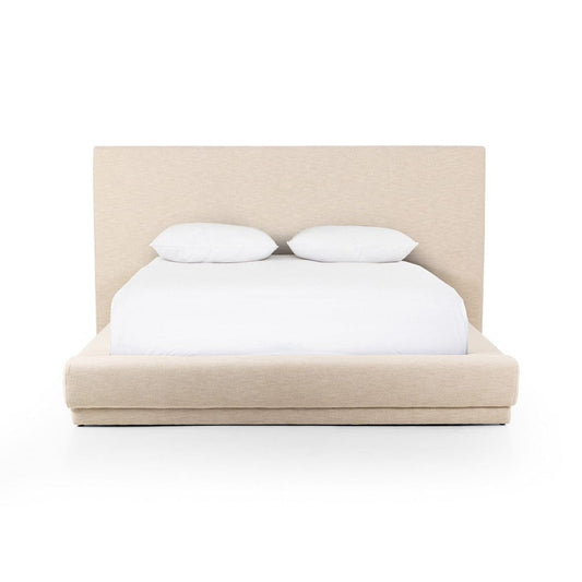 Four Hands - Martina Bed - Bergamo Parchment - 240042-003 view 1