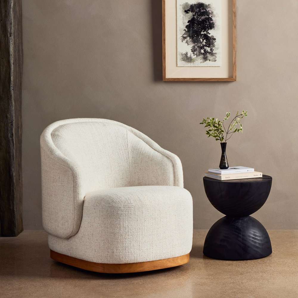 Four Hands - Martine Swivel Chair - Omari Natural - 231641-001 veiw 5