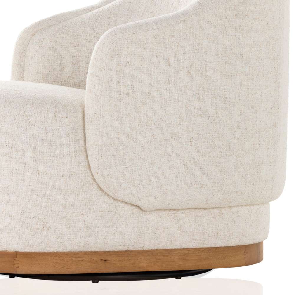 Four Hands - Martine Swivel Chair - Omari Natural - 231641-001 veiw 7