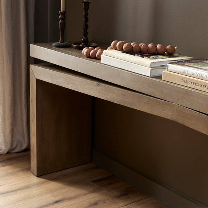 Four Hands - Matthes Console Table - 94" - Rustic Grey Veneer - 243556-005 view 12