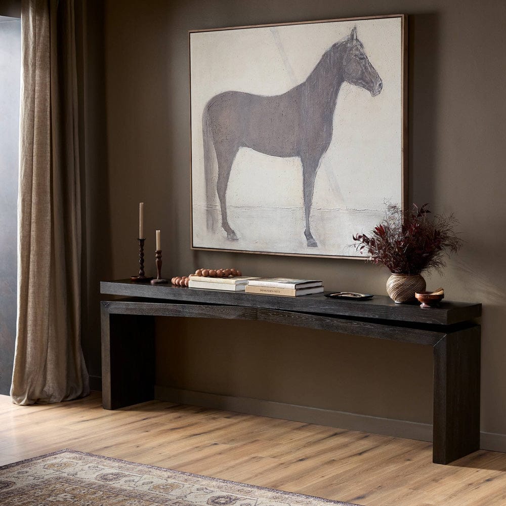 Four Hands - Matthes Console Table - 94" - Smoked Black Veneer - 243556-006 view 4
