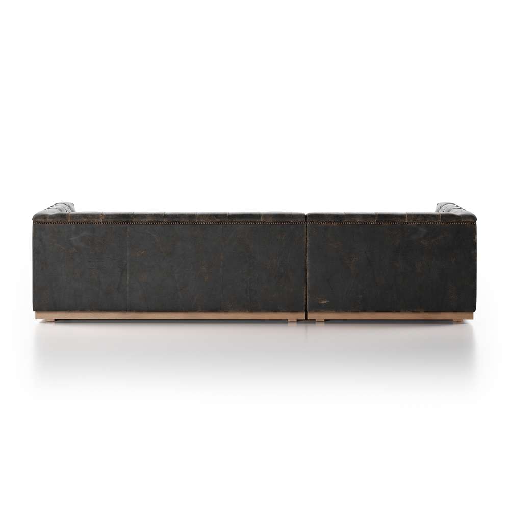 Four Hands - Maxx 2pc Laf Sectional - 109 - Dstroyed Blk - 236164-002 veiw 2