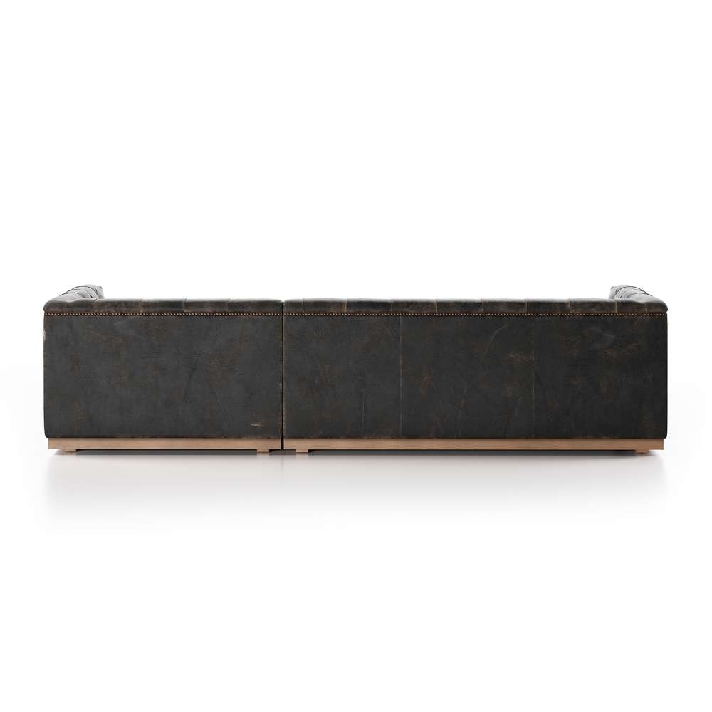 Four Hands - Maxx 2pc Raf Sectional - 109 - Dstroyed Blk - 236165-002 veiw 2