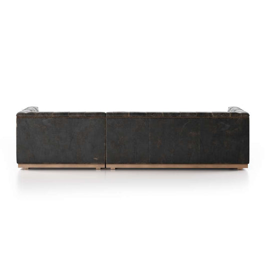 Four Hands - Maxx 2pc Raf Sectional - 109 - Dstroyed Blk - 236165-002 veiw 2