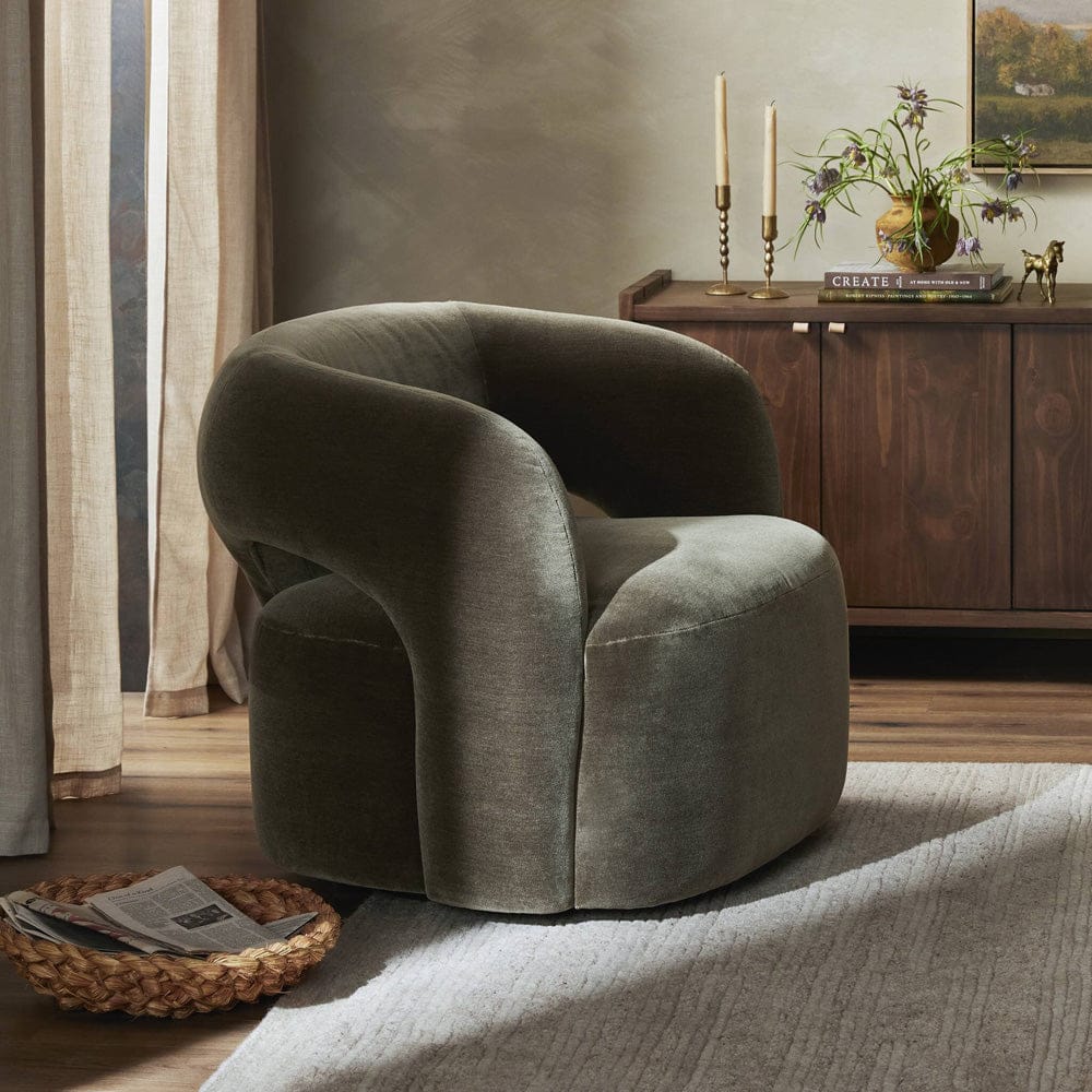 Four Hands - Mazie Swivel Chair - Monte Olive - 241852-001 view 4