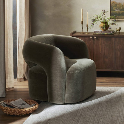 Four Hands - Mazie Swivel Chair - Monte Olive - 241852-001 view 4