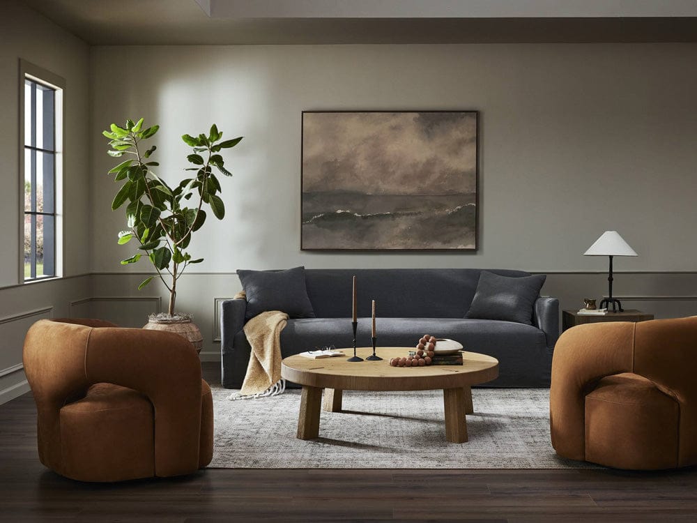 Four Hands - Mazie Swivel Chair - Nubuck Cognac - 241852-002 view 10