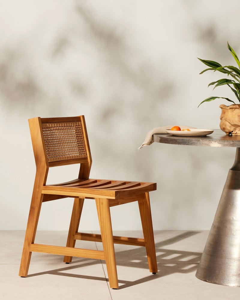 Four Hands - Merit Outdoor Dining Chair - Faux Rattan - 229410-001 view 4