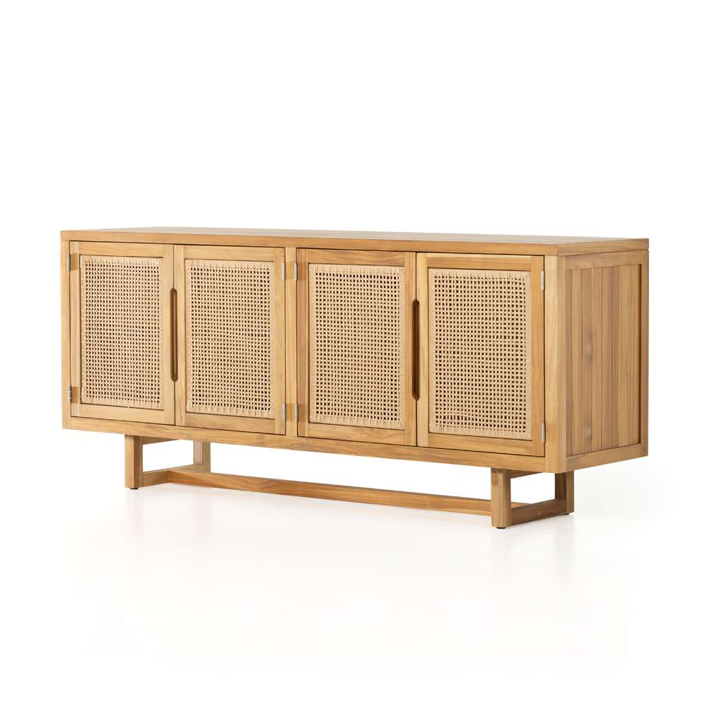 Four Hands - Merit Outdoor Sideboard - Natural Teak - Fsc - 229414-001 veiw 1