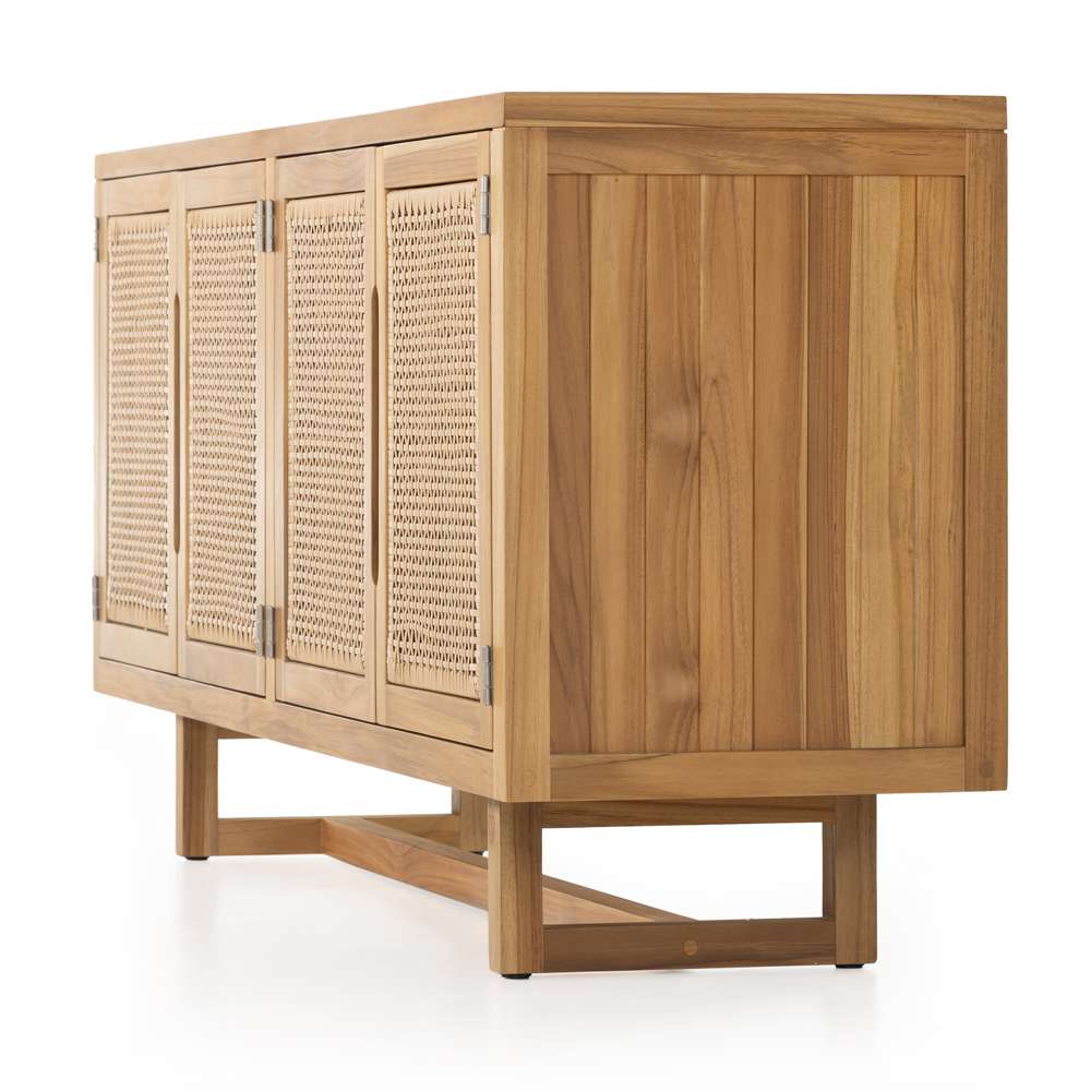 Four Hands - Merit Outdoor Sideboard - Natural Teak - Fsc - 229414-001 veiw 3
