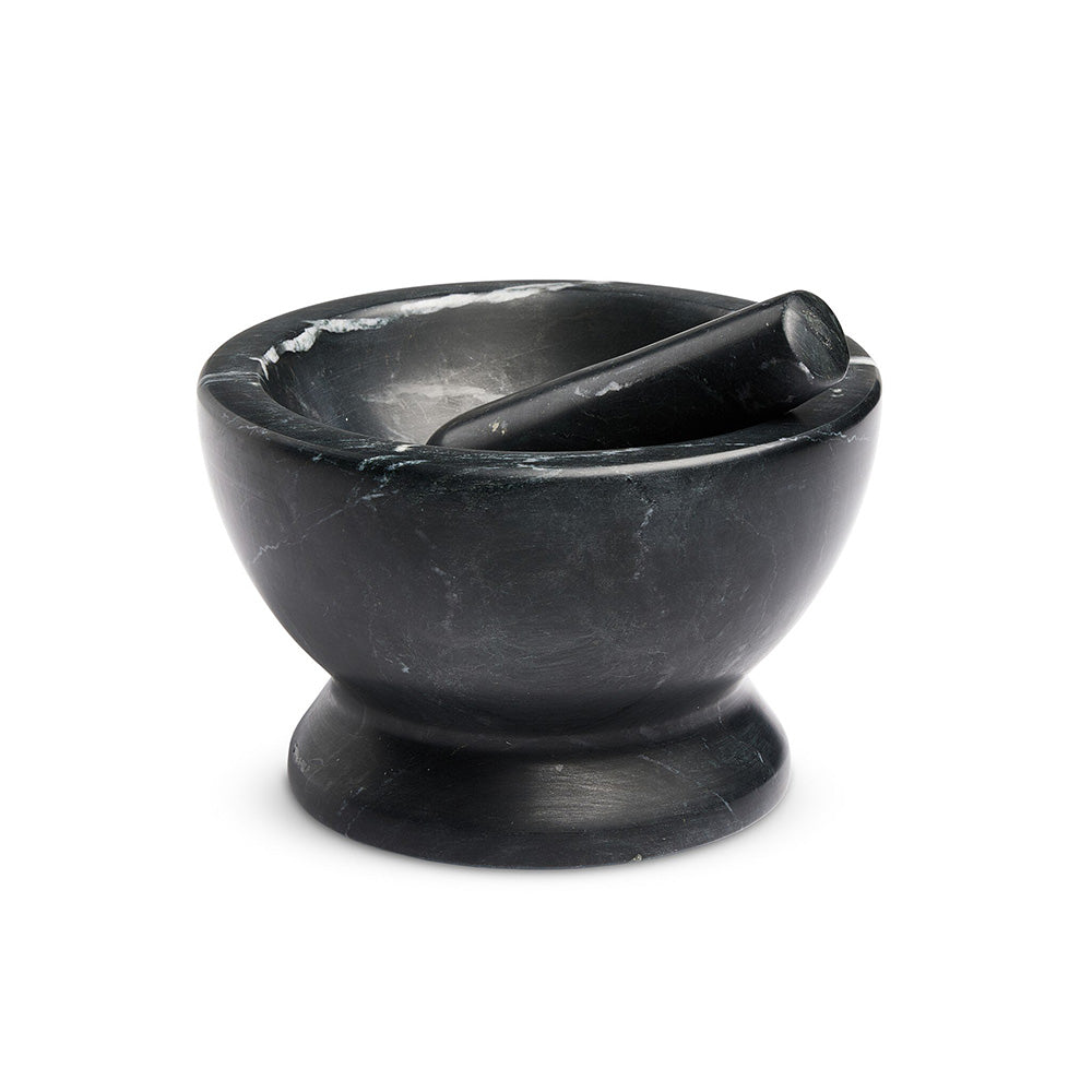 Four Hands - Merritt - Arman Mortar and Pestle - Polished Black Marble - 239871-001_CLOSEOUT view 2