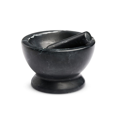 Four Hands - Merritt - Arman Mortar and Pestle - Polished Black Marble - 239871-001_CLOSEOUT view 2