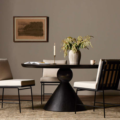 Four Hands - Merritt - Bibianna Dining Table-Worn Black - 224556-003 veiw 2