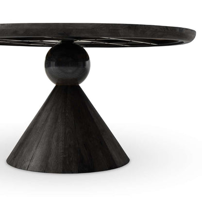 Four Hands - Merritt - Bibianna Dining Table-Worn Black - 224556-003 veiw 3