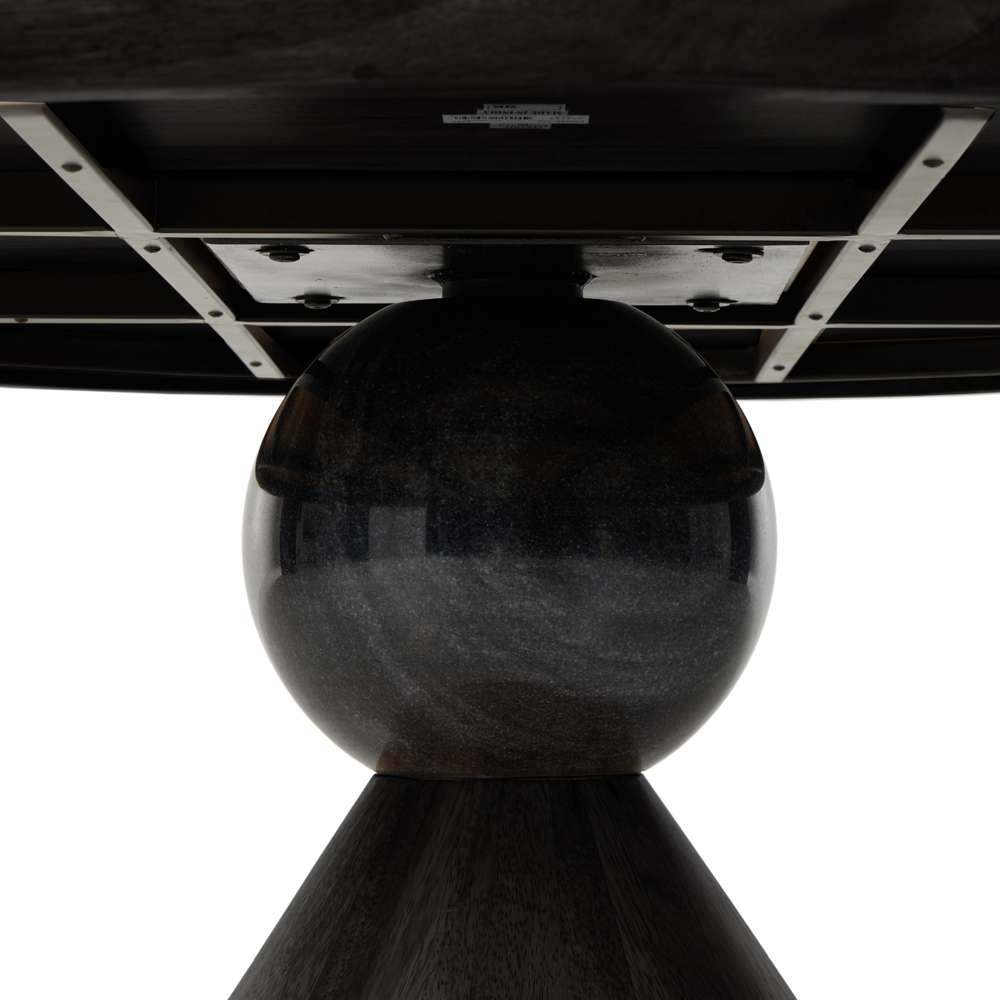 Four Hands - Merritt - Bibianna Dining Table-Worn Black - 224556-003 veiw 8