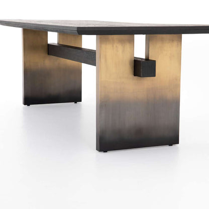 Four Hands - Merritt - Brennan Dining Table-Worn Black - 223086-005 veiw 2