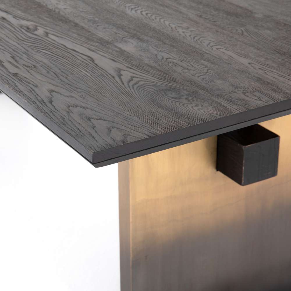 Four Hands - Merritt - Brennan Dining Table-Worn Black - 223086-005 veiw 4