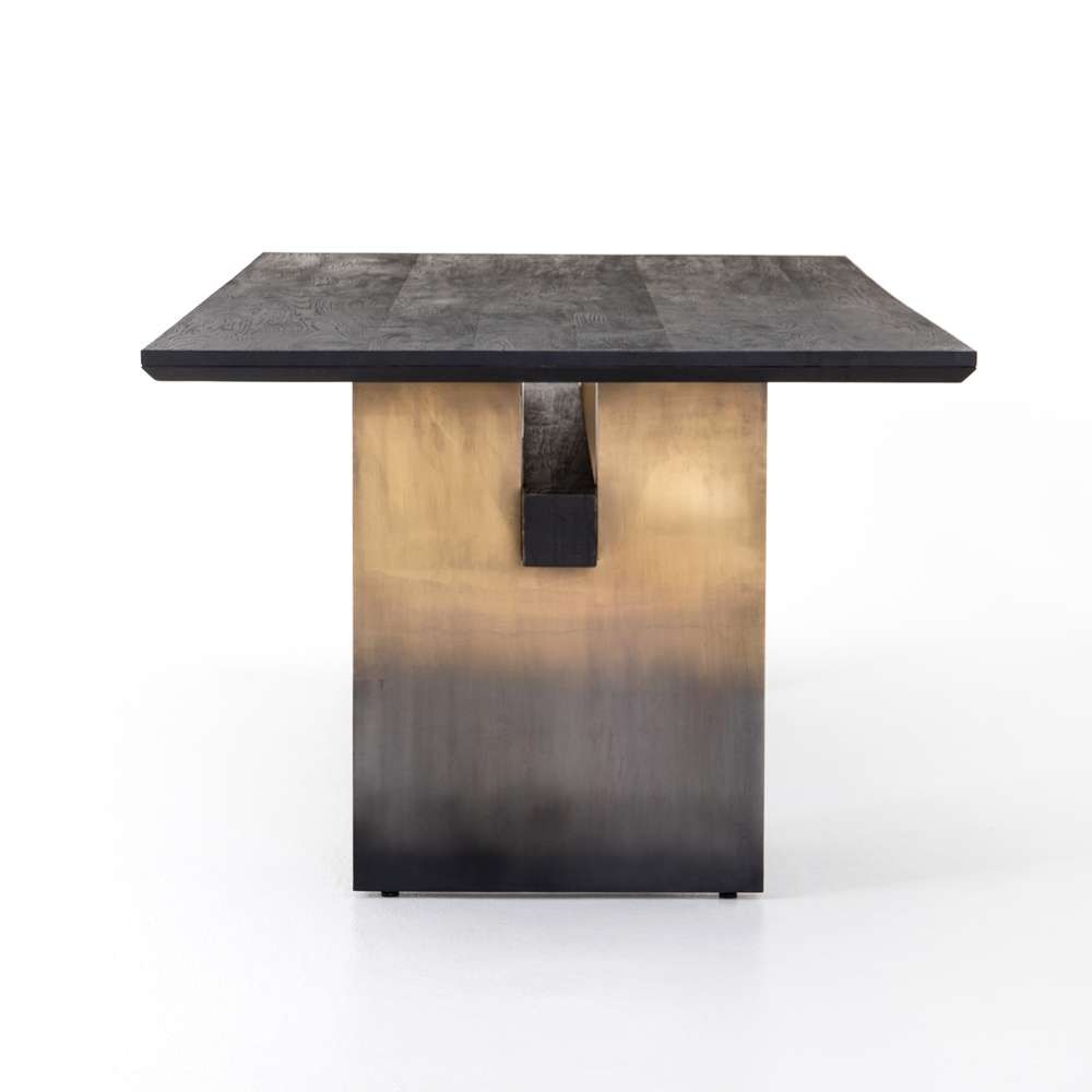 Four Hands - Merritt - Brennan Dining Table-Worn Black - 223086-005 veiw 7