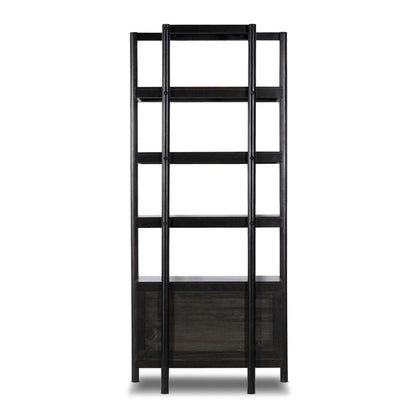 Four Hands - Merritt - Reza Bookcase - Worn Black Acacia - 239791-002 veiw 5
