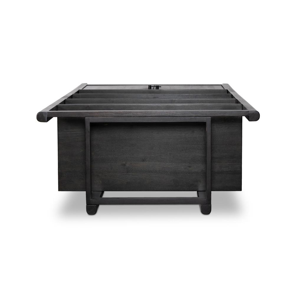 Four Hands - Merritt - Reza Bookcase - Worn Black Acacia - 239791-002 veiw 6