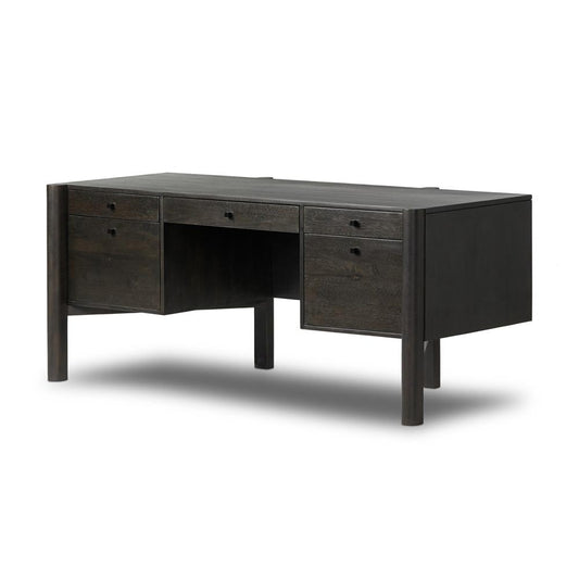 Four Hands - Merritt - Reza Desk - Worn Black Parawood - 242780-002 veiw 1